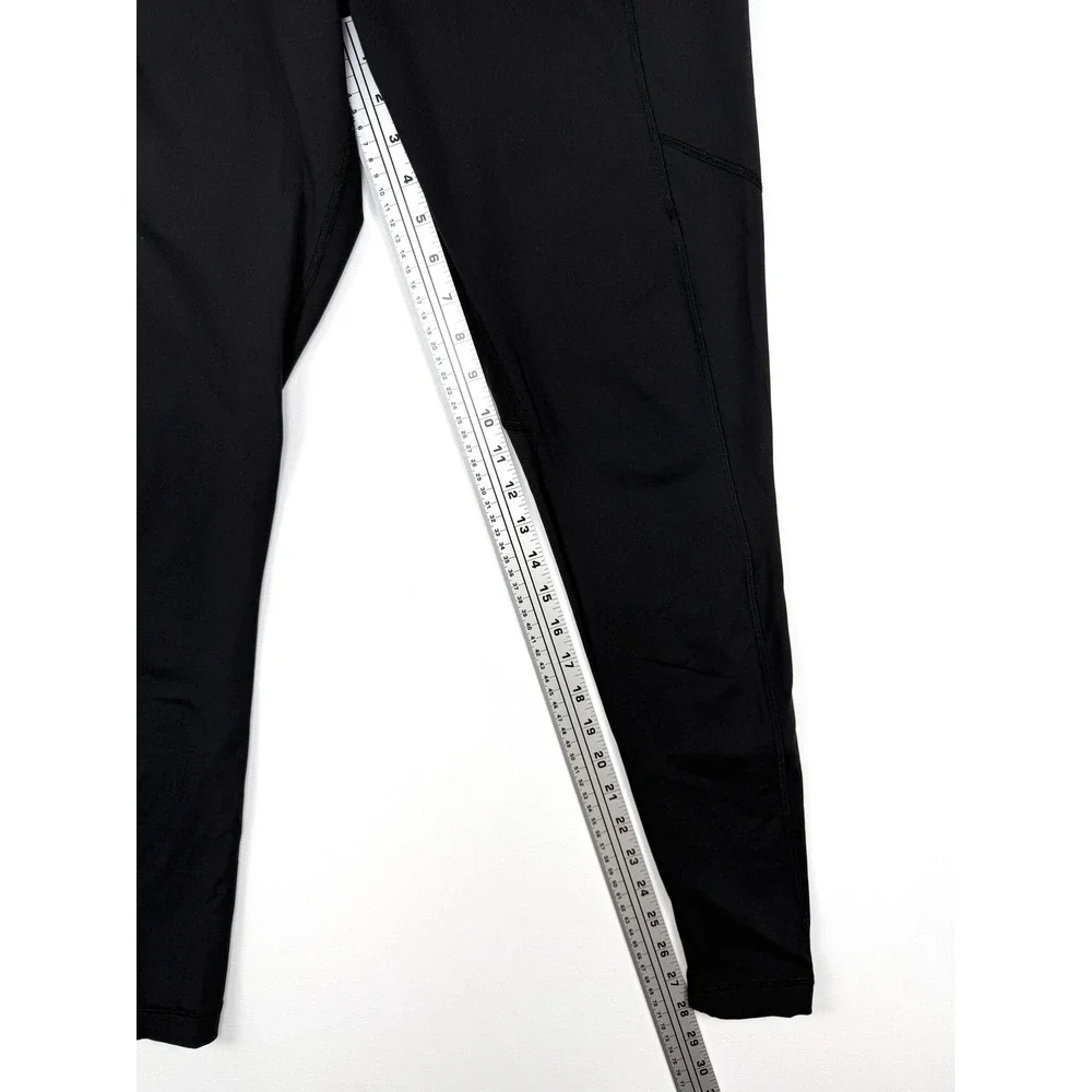 Lululemon Fast & Free HighRise Athletic Leggings Front & Rear Pocket Sz 12 #1691
